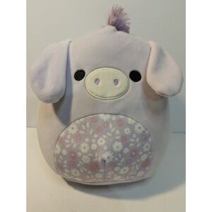 Squishmallow Delzi the floral belly donkey